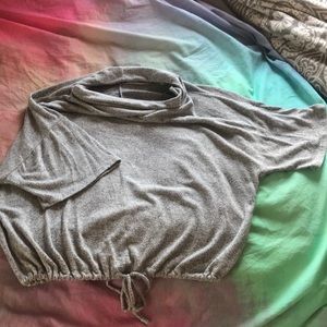 H&m trendy tie-waist shirt